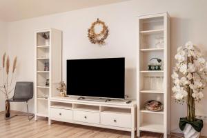 TV a/nebo společenská místnost v ubytování Ferienwohnung Weinberg