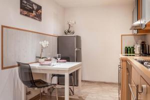 Kuchyň nebo kuchyňský kout v ubytování Ferienwohnung Weinberg