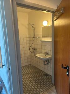 Koupelna v ubytování Hostel Mors