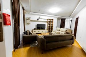 Istumisnurk majutusasutuses Cascadia Apartments Kigali