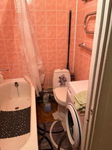Koupelna v ubytování Maleva apartaments