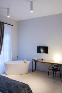 Ліжко або ліжка в номері Viminale View Hotel
