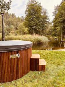Zahrada ubytování Dubinga River Valley House & SPA - FREE sauna