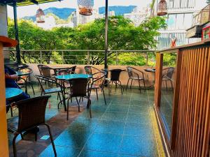Balkón nebo terasa v ubytování Provenza Medellin Hotel Boutique