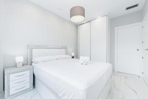 Ένα ή περισσότερα κρεβάτια σε δωμάτιο στο Villa Paradise Clem - Los Altos