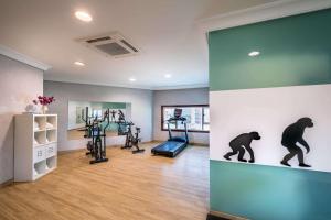Fitness centrum a/nebo fitness zařízení v ubytování Allegro Murcia Azarbe