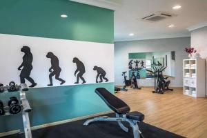 Fitness centrum a/nebo fitness zařízení v ubytování Allegro Murcia Azarbe