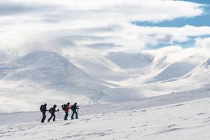 Το STF Abisko Turiststation τον χειμώνα