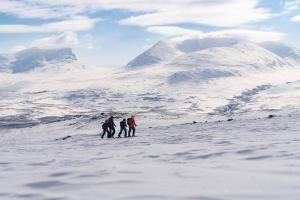 Το STF Abisko Turiststation τον χειμώνα