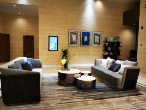 Posezení v ubytování 柃居 B&B - Suzhou Center Apartment