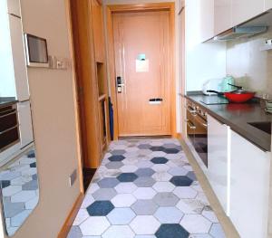 Kuchyň nebo kuchyňský kout v ubytování 柃居 B&B - Suzhou Center Apartment