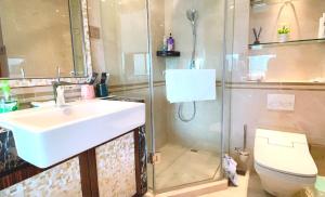 Koupelna v ubytování 柃居 B&B - Suzhou Center Apartment
