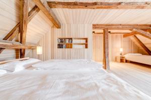 Letto o letti in una camera di Propstei Sankt Gerold