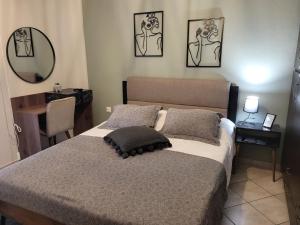 Postel nebo postele na pokoji v ubytování K's cozy vibe