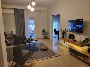 TV a/nebo společenská místnost v ubytování K's cozy vibe