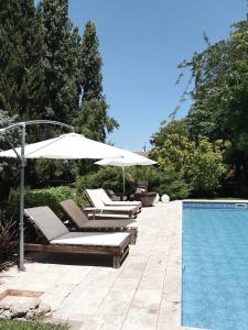 A piscina localizada em La Posadita de Chacras ou nos arredores