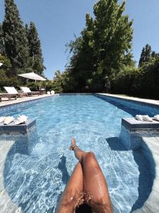 A piscina localizada em La Posadita de Chacras ou nos arredores