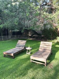 Um jardim em La Posadita de Chacras