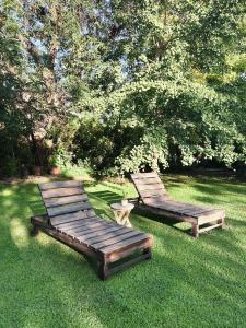 Um jardim em La Posadita de Chacras