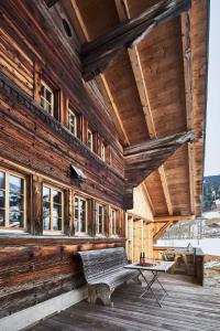 Μπαλκόνι ή βεράντα στο Top-notch Gstaad Chalet with supreme interior