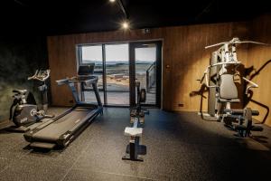 Das Fitnesscenter und/oder die Fitnesseinrichtungen in der Unterkunft Hótel Jökulsárlón - Glacier Lagoon Hotel