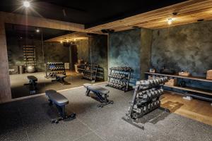 Das Fitnesscenter und/oder die Fitnesseinrichtungen in der Unterkunft Hótel Jökulsárlón - Glacier Lagoon Hotel