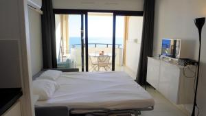 Posteľ alebo postele v izbe v ubytovaní Appartement 753, 4 personnes, vue mer By Palmazur