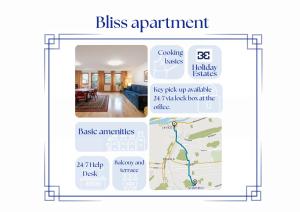Plán poschodí v ubytovaní Bliss Apartment