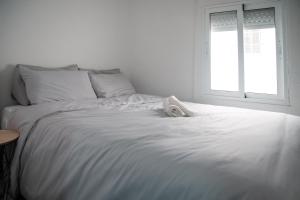 Uma cama ou camas num quarto em AL-Bash