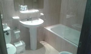 Koupelna v ubytování Hotel Casa Aurelia