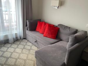 Część wypoczynkowa w obiekcie Pass Hotel
