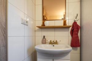 Koupelna v ubytování Róże i Jabłonie Agroturystyka