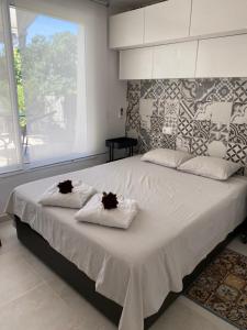 Giường trong phòng chung tại La casa de Pascal