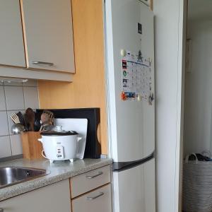 Dapur atau dapur kecil di apartment hotel