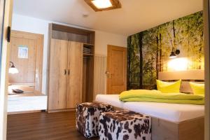 Postel nebo postele na pokoji v ubytování Pension Waldwinkel