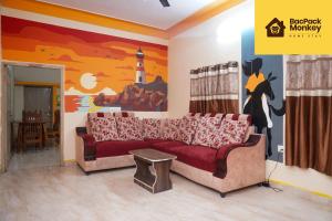 Posezení v ubytování Bacpack Monkey HomeStay