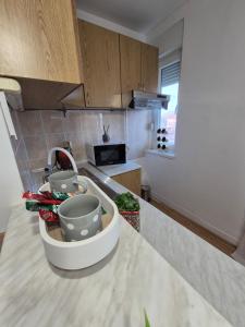 Kuchyň nebo kuchyňský kout v ubytování Gajeva Rooms - Toronto apartment SELF CHECK-IN