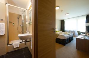 Kúpeľňa v ubytovaní Hotel Bystrá