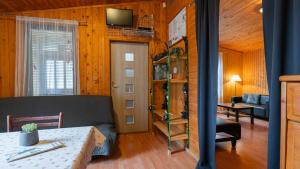 Χώρος καθιστικού στο Ski House Jursport