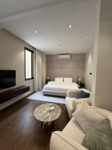 Postel nebo postele na pokoji v ubytování Elegant studio - COZY apt