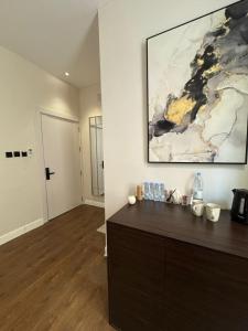 Kuchyň nebo kuchyňský kout v ubytování Elegant studio - COZY apt