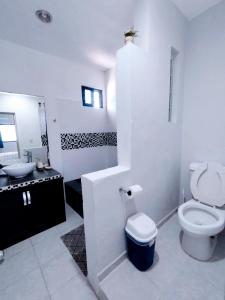 Koupelna v ubytování Samba rooms