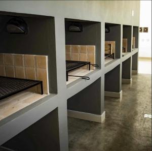 Μία ή περισσότερες κουκέτες σε δωμάτιο στο Departamento en el lago +7 φωτογραφίες