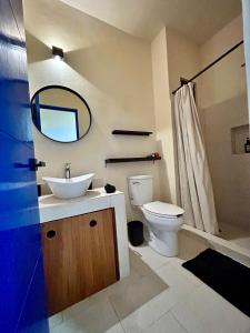 Koupelna v ubytování sunsteps casa holbox + 222 fotografií