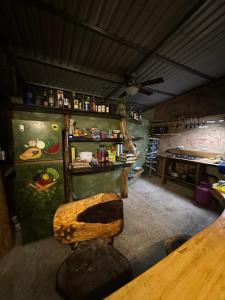 La sala de estar o bar de Cahuita Vibe