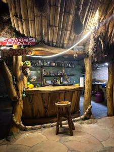 La sala de estar o bar de Cahuita Vibe