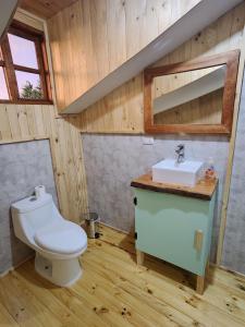 Kúpeľňa v ubytovaní VERDEAGUA Hostal