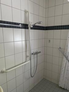 Ένα μπάνιο στο Ferienwohnung am Ellerbach