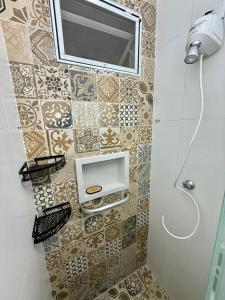 Bilik mandi di Condomínio com lazer completo! Resort Prox ao centro