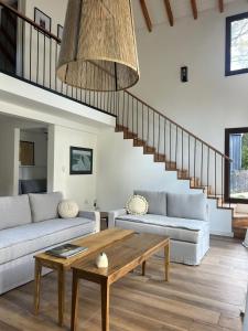 Posezení v ubytování Cabaña en el Bosque de Bariloche